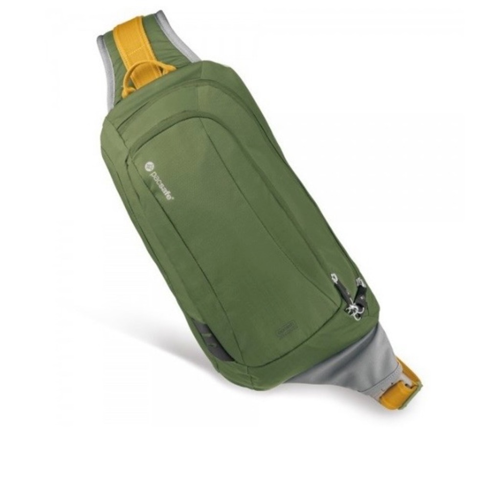 Pacsafe Green Sling Crossbody Bag for Men